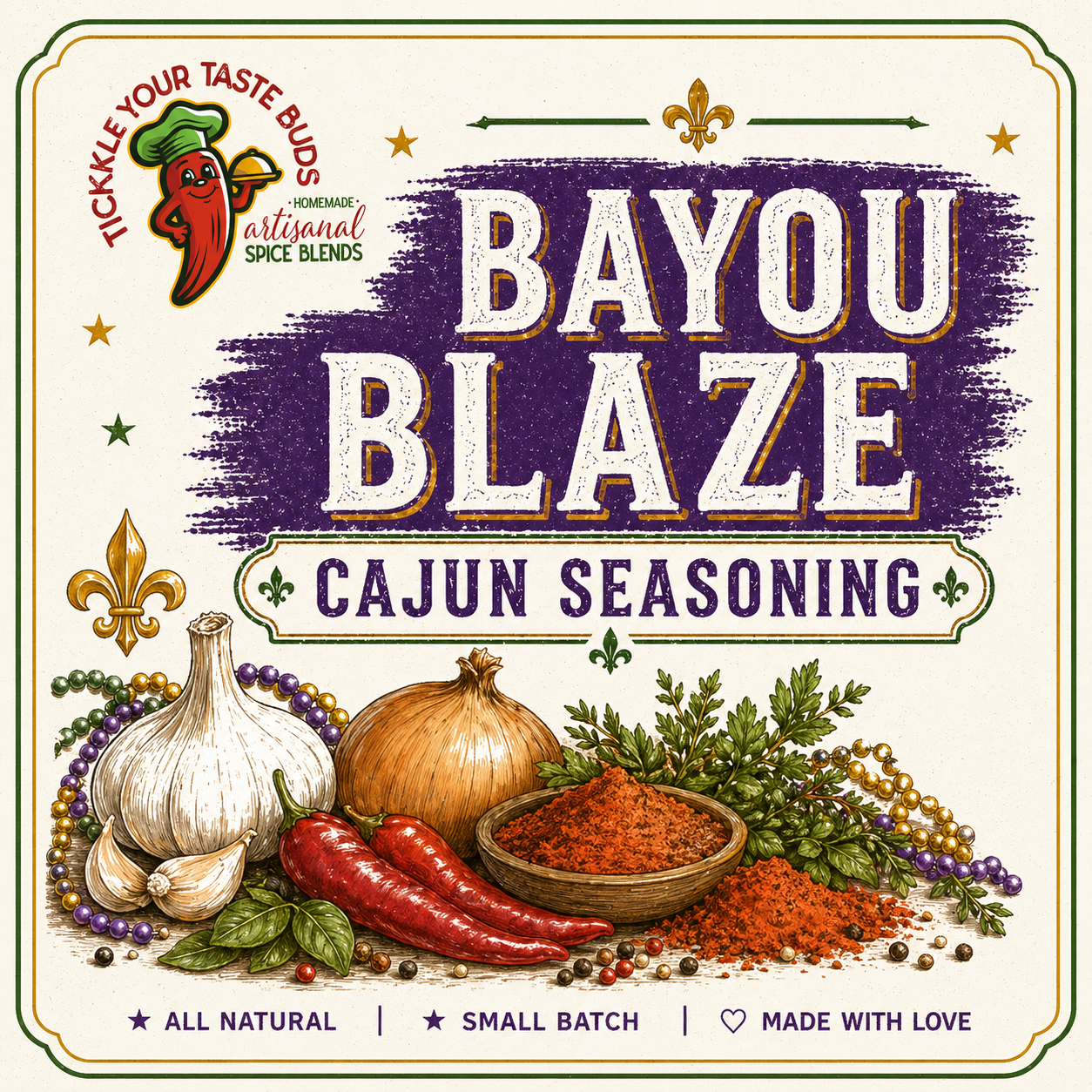 Bayou Blaze Cajun Seasoning