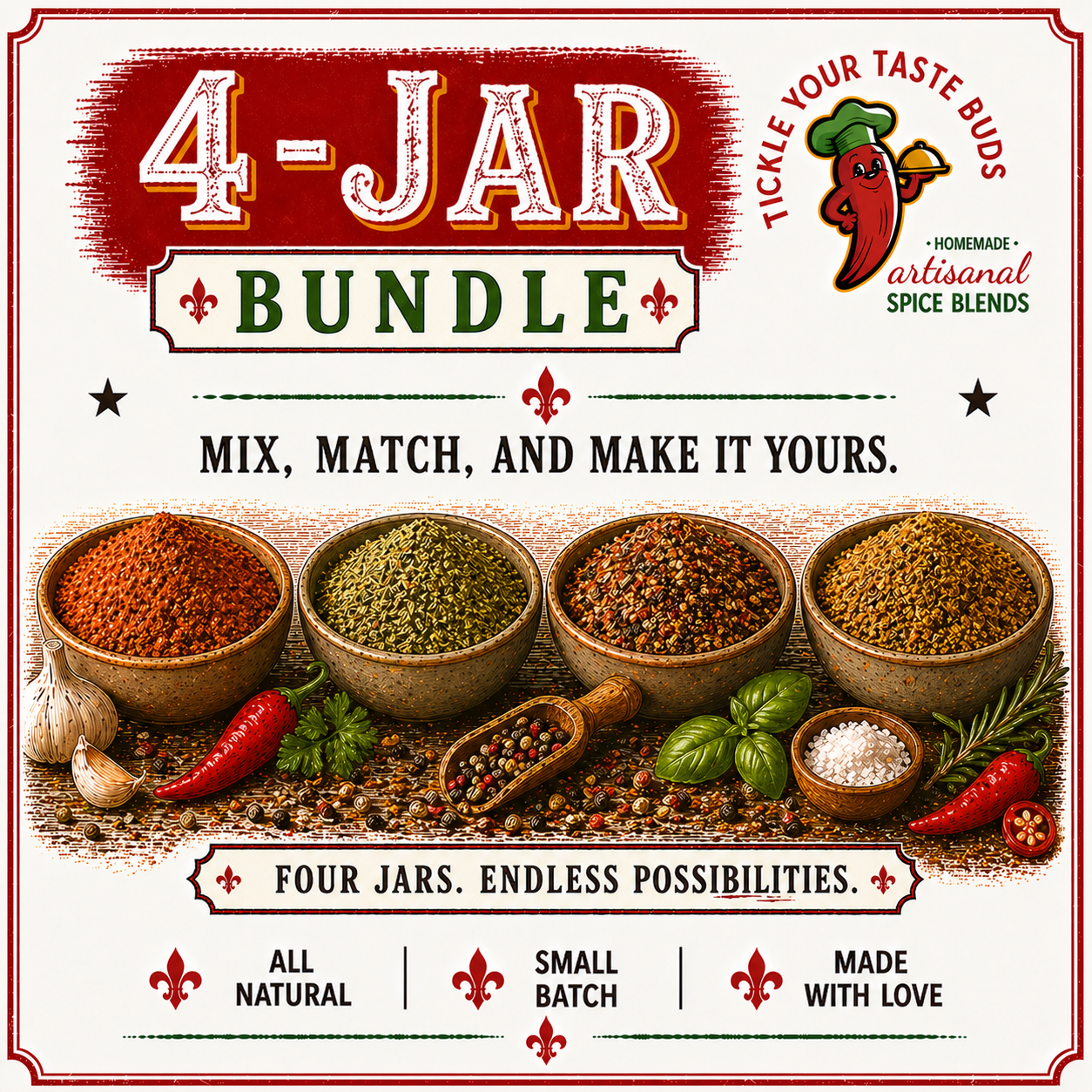 4-Jar Bundle
